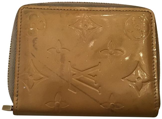 Louis Vuitton Beige Monogram Vernis Wallet