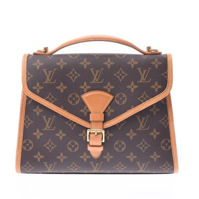 Louis Vuitton Bel Air M51122 Unisex Handbag Brown Monogram Monogram Satchel