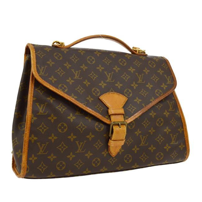 Louis Vuitton Beverly Business Briefcase Monogram Leather Satchel
