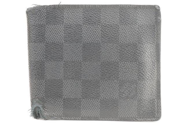 Louis Vuitton Black 17lk0120 Damier Graphite Men Bifold Wallet