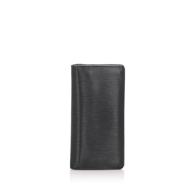 Louis Vuitton Black Brazza Epi Wallet