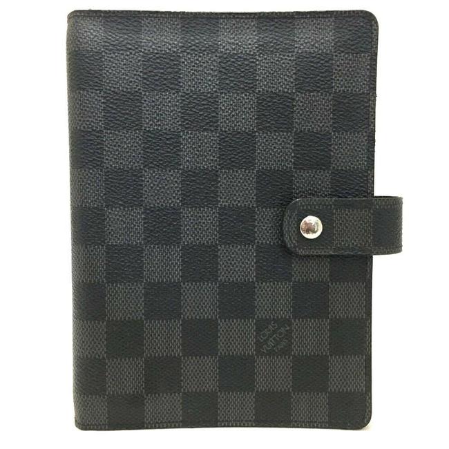 Louis Vuitton Black Damier Graphite Agenda Mm Notebook Cover