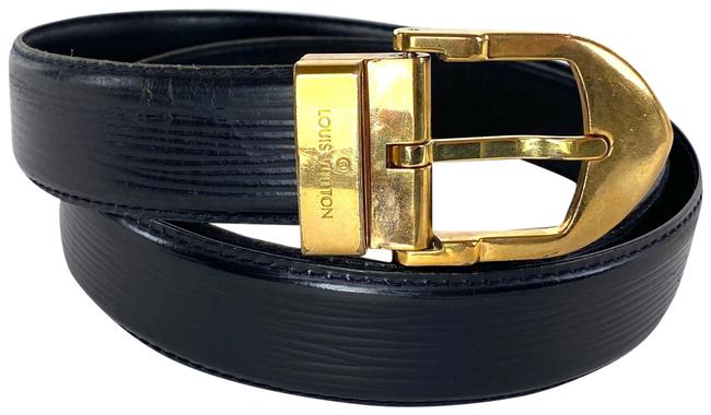 Louis Vuitton Black Epi Ceinture 6la529 Belt