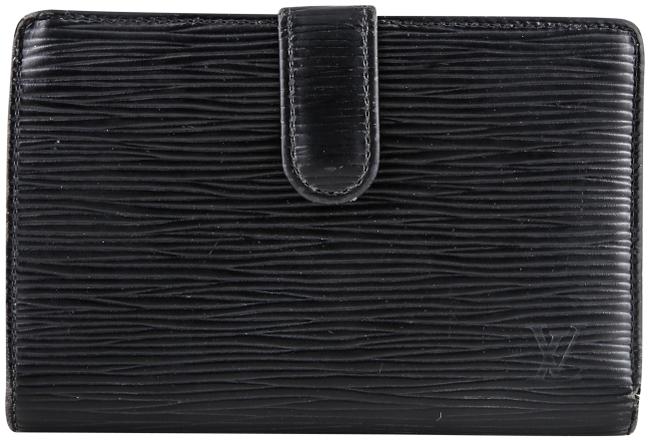 Louis Vuitton Black Epi French Lock Wallet