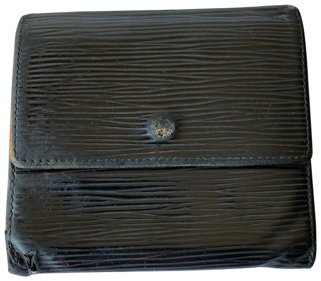Louis Vuitton Black Epi Leather Compact Wallet
