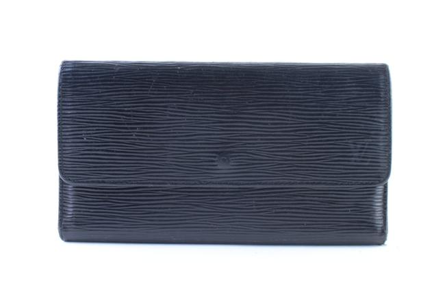 Louis Vuitton Black Sarah Epi Leather Trifold 14lr0621 Wallet