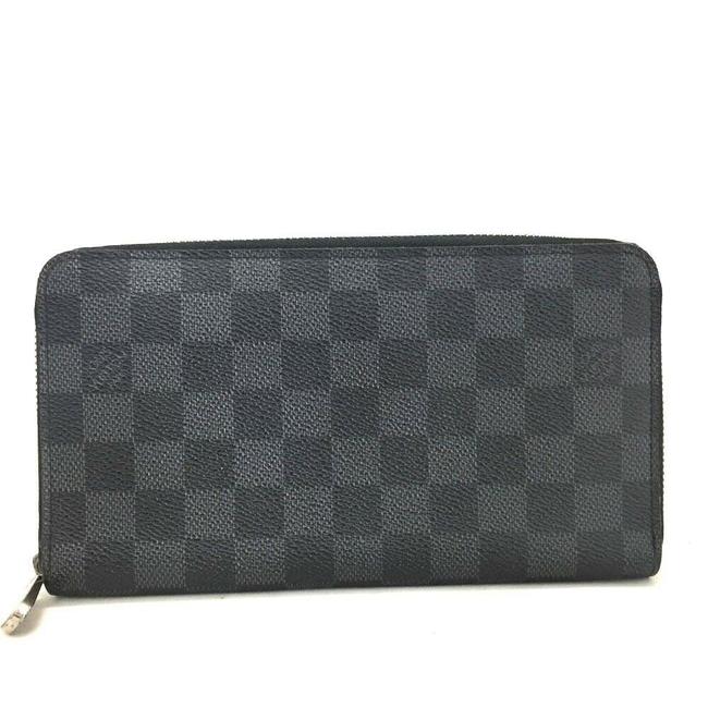 Louis Vuitton Black Long Damier Zippy Zip Around Organizer Wallet