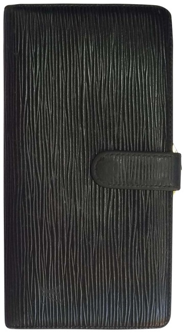 Louis Vuitton Black Porte Epi Monnaie Viennois Leather Bifold Wallet