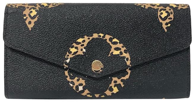 Louis Vuitton Black Sarah Jungle Monogram Wallet