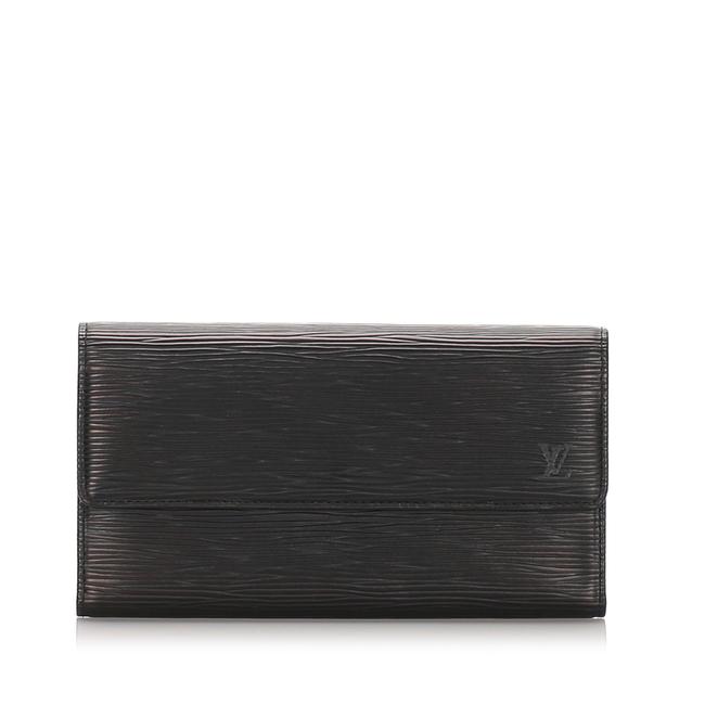 Louis Vuitton Black Tresor Porte Epi International Wallet