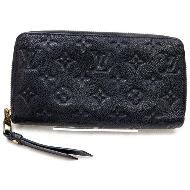 Louis Vuitton Black Zippy Portefeuille Secret Long Wallet