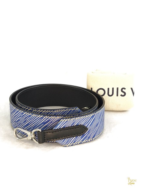 Louis Vuitton Blue Denim Epi Leather Bandouliere Strap #29411