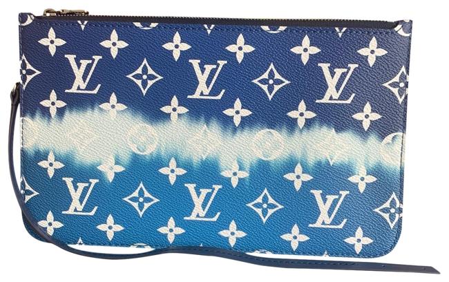Louis Vuitton Blue Escale Neverfull Pochette For GmMm Limited Edition Wallet