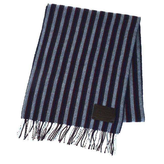 Louis Vuitton Blue XL Jumbo Long Muffler Wool Cashmere ScarfWrap