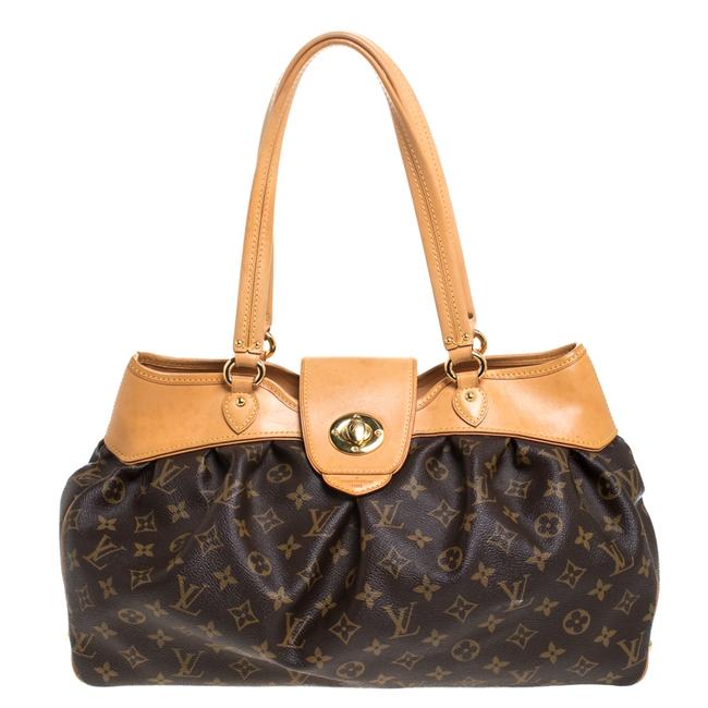 Louis Vuitton Boetie Mm Beige Monogram Canvas Satchel