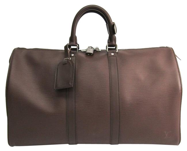 Louis Vuitton Boston Bag Keepall 45 M5906d Mocha Mocha Epi Leather Satchel