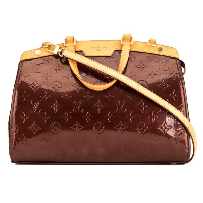 Louis Vuitton Brea Cerise Monogram Vernis Mm 4068015 Red Cross Body Bag