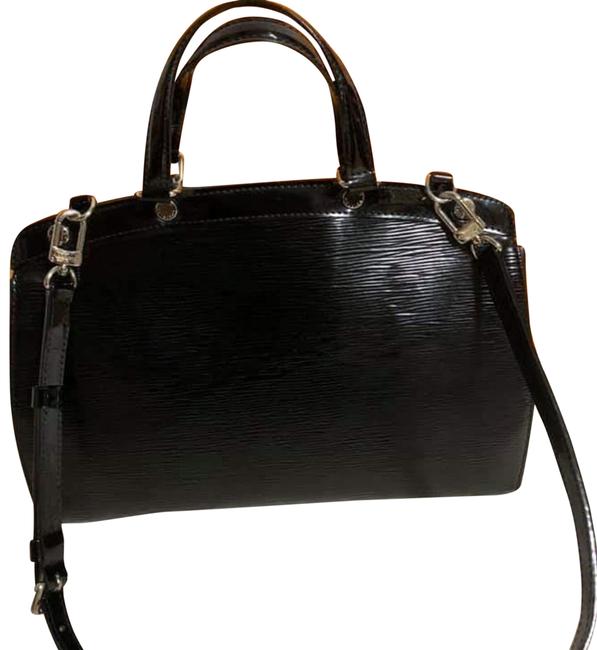 Louis Vuitton Brea Electric Black Epi Leather Satchel