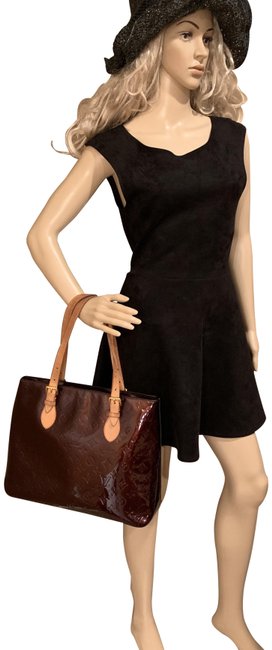 Louis Vuitton Brentwood A331 Amarante Monogram Vernis Leather Tote