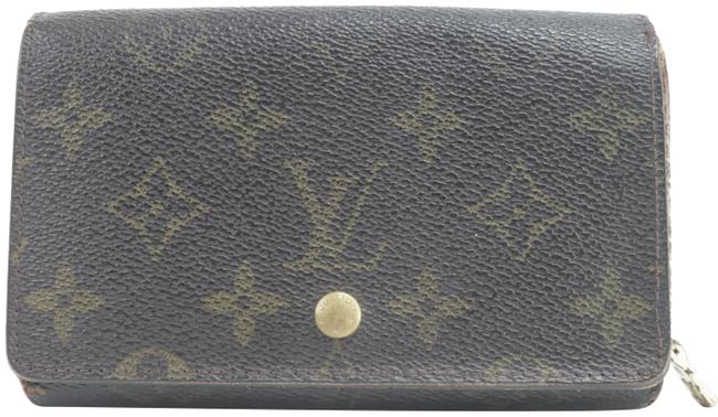 Louis Vuitton Brown 20lk0121 Monogram Bifold Snap Wallet