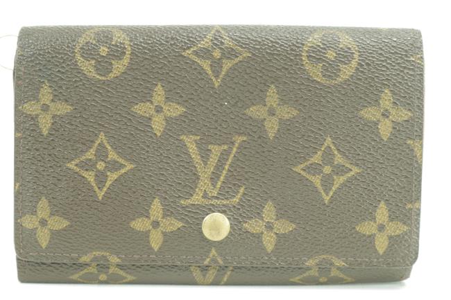 Louis Vuitton Brown 50lk0109 Monogram Bifold Snap Wallet