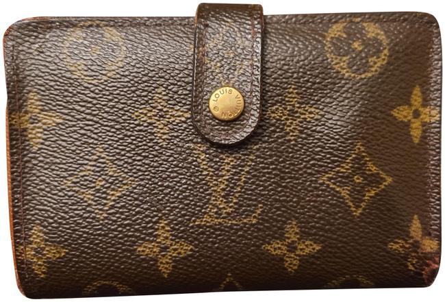 Louis Vuitton Brown Clutch Monogram French Compact Snap Wallet