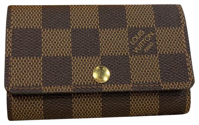 Louis Vuitton Brown Damier Ebene 6 Key Holder