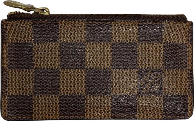Louis Vuitton Brown Damier Ebene Keychain Pouch Wallet