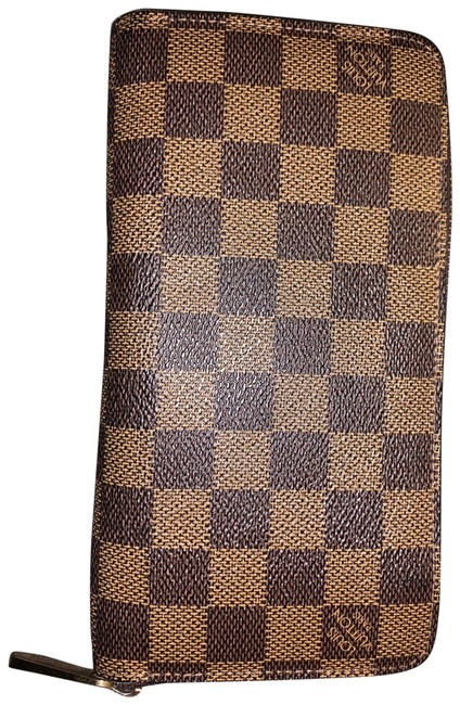 Louis Vuitton Brown Damier Ebene Long Large Zippy Zip Around Organizer Wallet