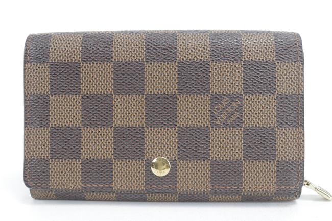 Louis Vuitton Brown Damier Ebene Snap 20lk0116 Wallet