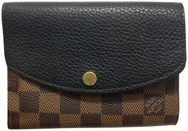 Louis Vuitton Brown Damier Normandy Black Compact Wallet