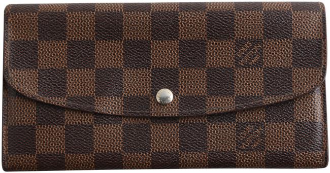 Louis Vuitton Brown Emilie Damier Ebene Wallet