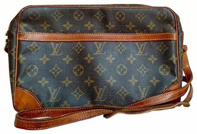 Louis Vuitton Brown Leather Cross Body Bag