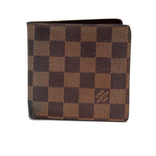 Louis Vuitton Brown Lv Monogram Marco Bifold Damier Wallet