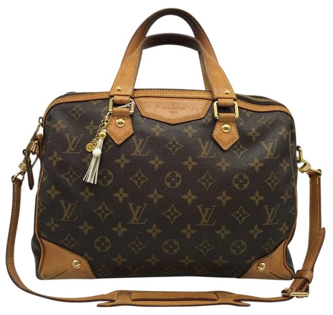 Louis Vuitton Brown Monogram Canvas Satchel