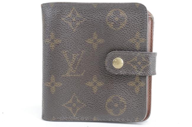 Louis Vuitton Brown Monogram Compact 24lk0116 Wallet