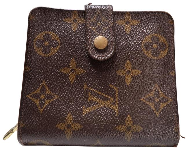 Louis Vuitton Brown Monogram Compact Wallet