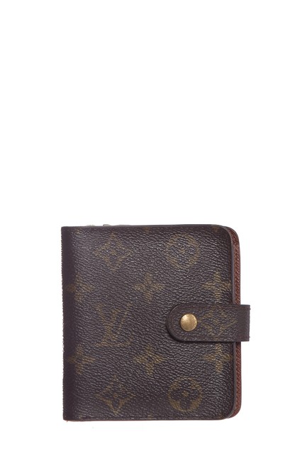 Louis Vuitton Brown Monogram Compact Zippe Wallet