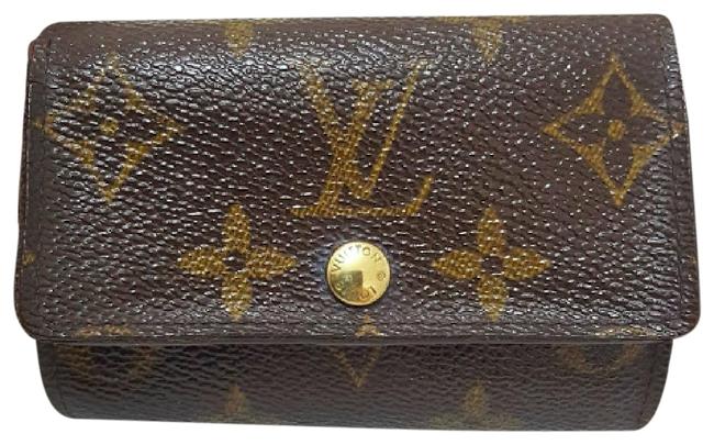 Louis Vuitton Brown Monogram Key Case Wallet