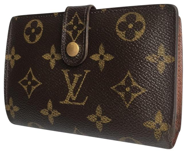 Louis Vuitton Brown Porte Monnaie Viennois Kisslock Wallet