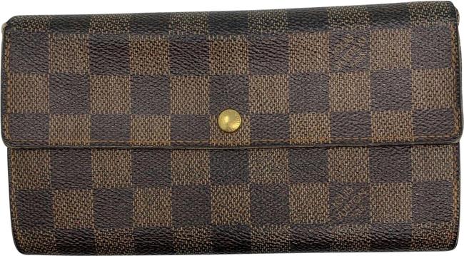 Louis Vuitton Brown Sarah Damier Ebene Wallet