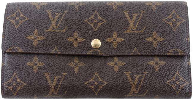 Louis Vuitton Brown Sarah Monogram Canvas Wallet