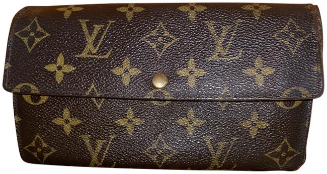 Louis Vuitton Brown Sarah Wallet