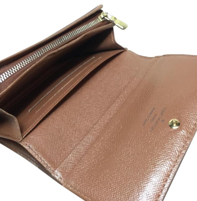 Louis Vuitton Brown Tresor Monogram Lv Wallet