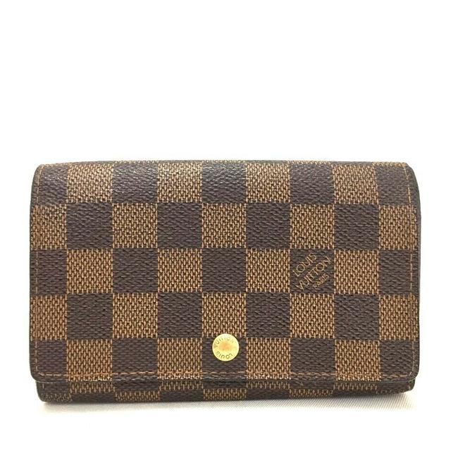 Louis Vuitton Brown Tresor Porte Damier Monnaie Bifold Wallet