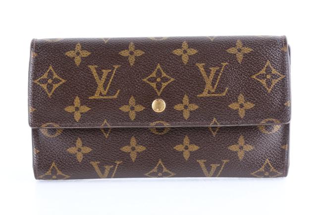Louis Vuitton Brown Tresor Porte International Wallet