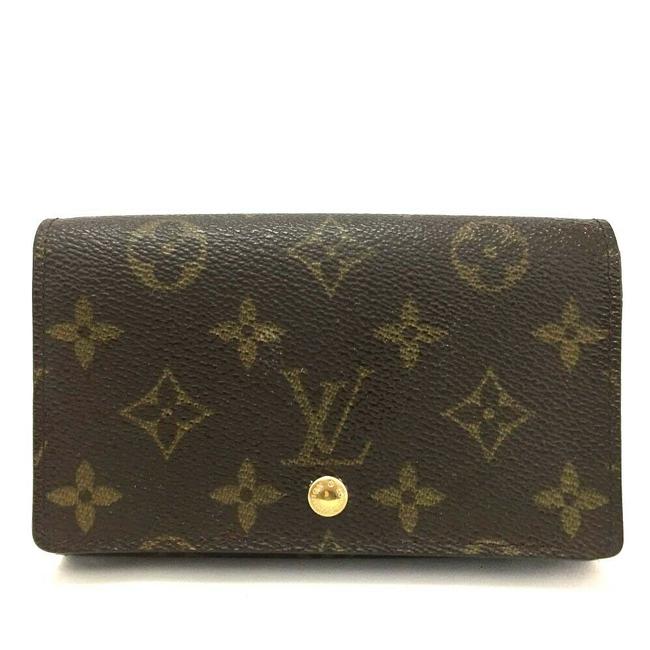 Louis Vuitton Brown Tresor Porte Monogram Monnaie Bifold Wallet