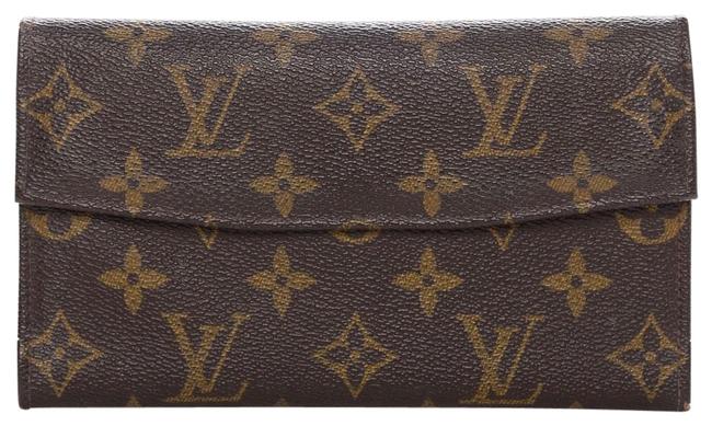 Louis Vuitton Brown Tresor Porte Monogram Wallet