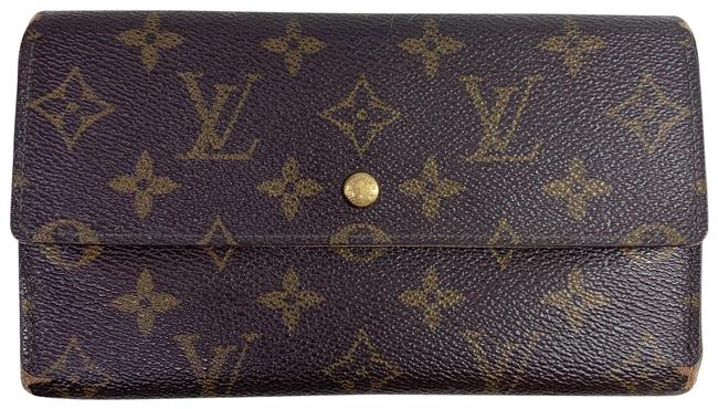 Louis Vuitton Brown Trifold Wallet