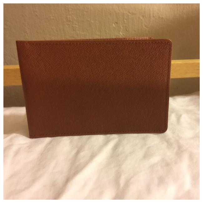 Louis Vuitton Brown Unisex Card Holder Wallet